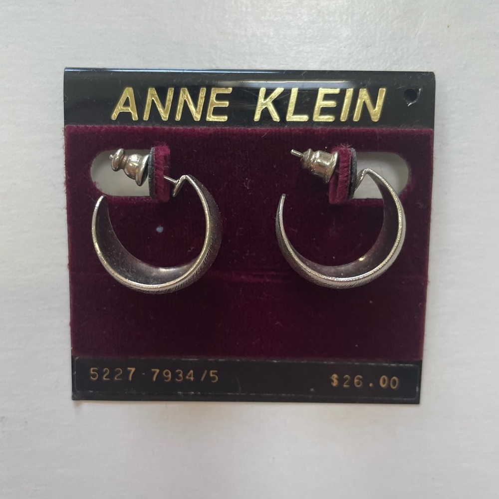 Vintage Silver Hoops